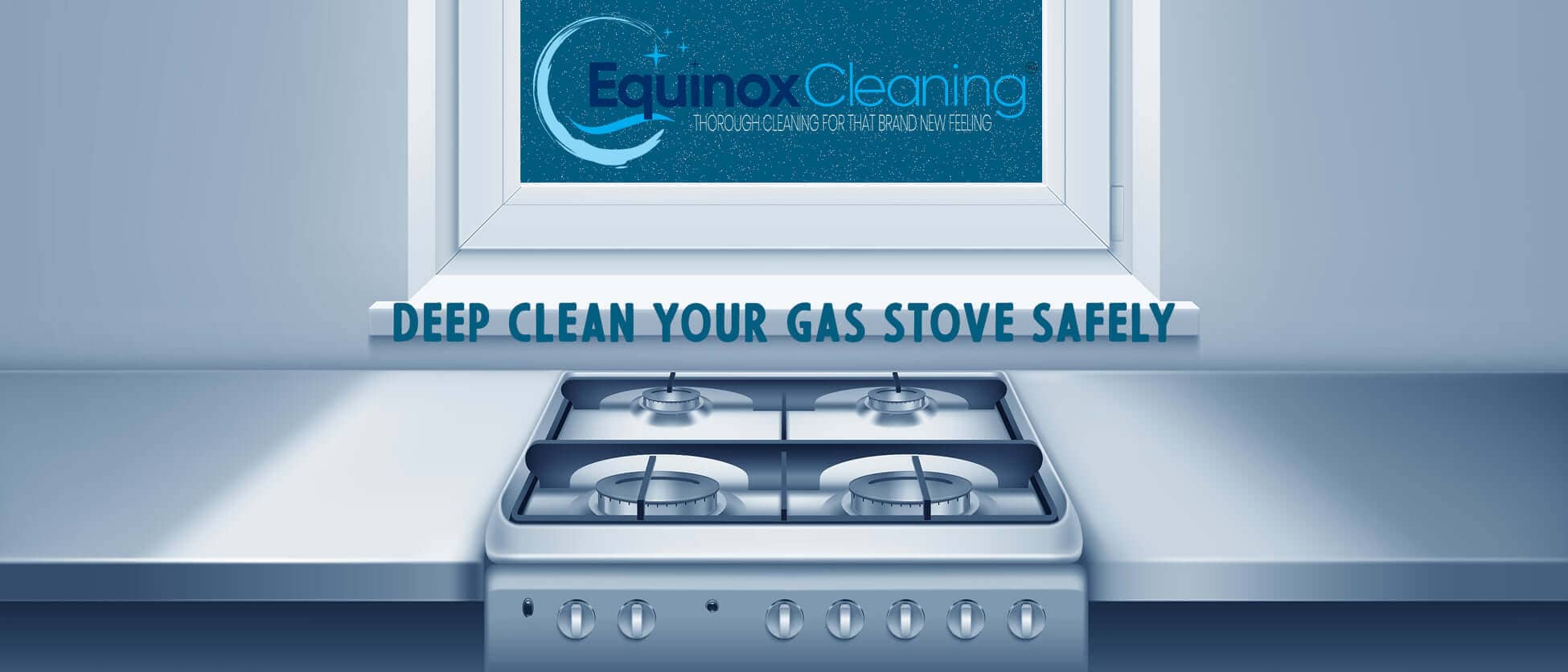 deep clean your Gas Stove safely